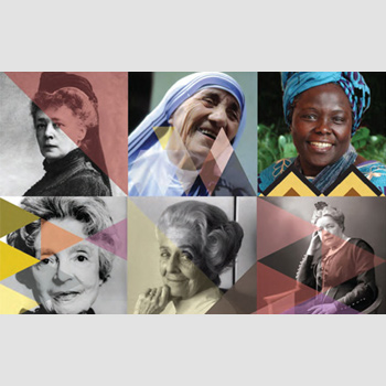 Imágenes de algunas de las protagonistas de la exposición