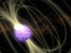 Ilustración gráfica de una estrella de neutrones. / NASA/Goddard Space Flight Center Conceptual Image Lab