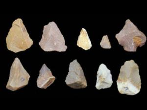 Herramientas del Paleolítico medio halladas en el yacimiento de Attirampakham, al sureste de India - Centro Sharma para la Educación del Patrimonio (India)