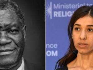 Denis Mukwege y Nadia Murad. / U.S. Department of State from United States (WIKIMEDIA)
