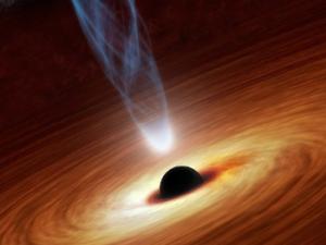 Ilustración de agujero negro. / tpsdave (PIXABAY)