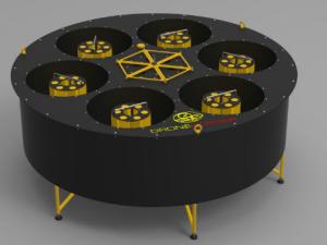 Dron antiincendios Drone Hopper. / Drone Hopper