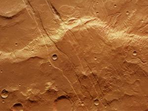 Fracturas en Sirenum Fossae. / ESA/DLR/FU Berlin, CC BY-SA 3.0 IGO