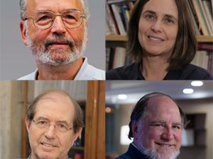 Arriba, de izquierda a derecha: Adi Shamir, Shafi Goldwasser. Abajo, de izquierda a derecha: Silvio Micali, Ronald Rivest. / Fundación BBVA