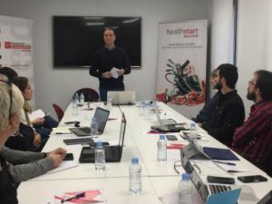 healthstart madri+d prepara los proyectos finalistas para su presentación al comité evaluador