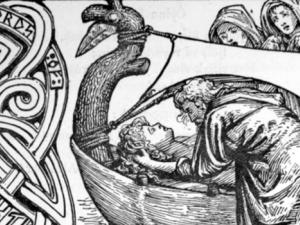 Odín susurando a Baldr. / WIKIPEDIA