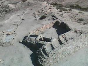 Vista aérea de la fortaleza fenicia del Cabezo pequeño del estaño. / Ripoll531 (WIKIMEDIA, CC BY-SA 4.0)