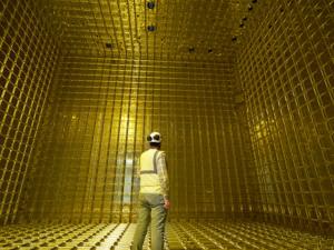 Interior de ProtoDUNE. / CERN
