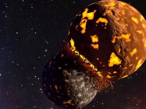 Colisión gigante en el sistema planetario Kepler 107