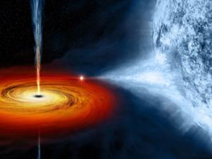 Los agujeros blancos son los inversos temporales de los negros, en lugar de capturar todo en su interior, lo expulsan. / NASA