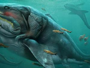 Reconstrucción artística de Dunkleosteus terrelli. / UV