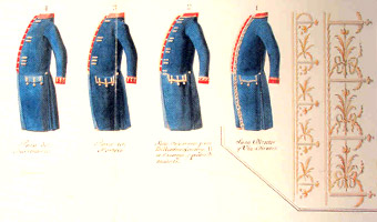 Uniformes concedidos a los empleados del Real Gabinete de Historia Natural en 1973