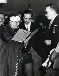 Con el Ministro de Comercio, D. Alberto Ullastres